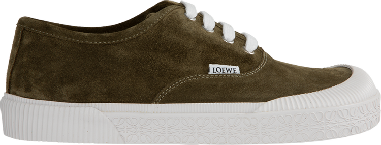 Paulas Ibiza x Loewe Terra Vulca Lace Up Sneaker Olive