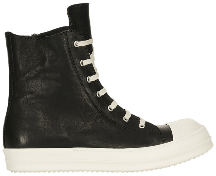 スニーカー RICK OWENS | HIGH SNEAKERS BLACK/MILK/MILK (LOO) Buy Rick Owens Porterville Sneaker 'Black Milk' - RU02D6890