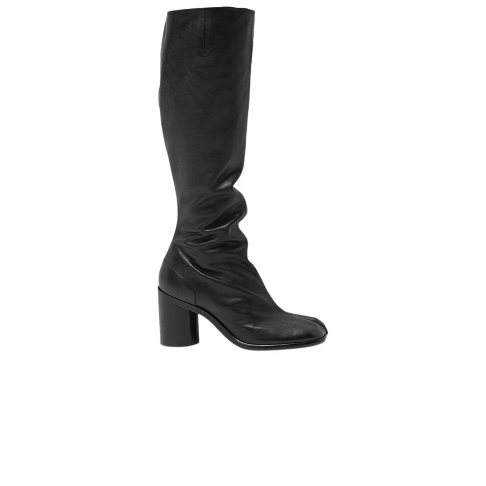 Pre-owned Maison Margiela Wmns Tabi Knee-high Boot 'black' | Women's Size 37