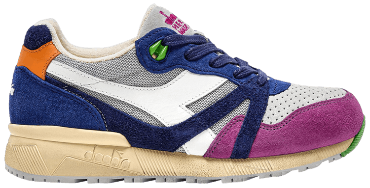 Diadora N9000 Made in Italy Tourney Italia   Blue Fuchsia