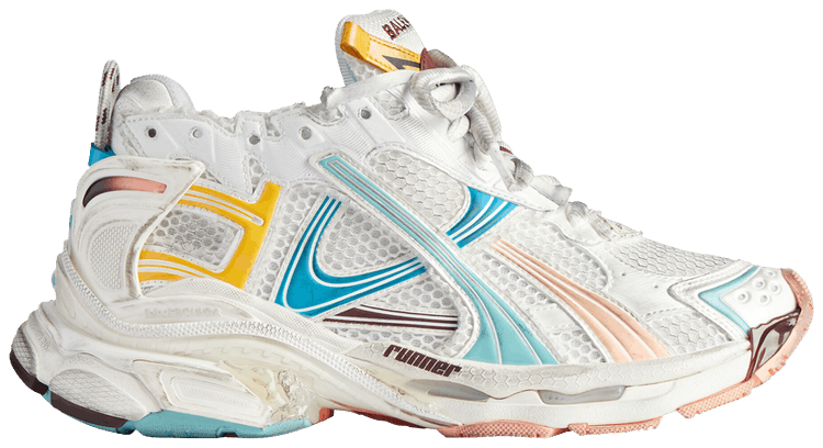 【関税&送料込】Balenciaga Runner Sneaker White Blue Pink Gr Balenciaga Runner sneaker white//blue/pink/grey | TheDoubleF