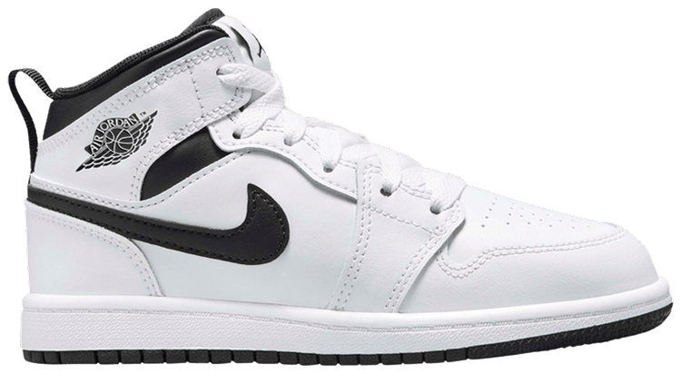 Air Jordan 1 Mid PS White Black