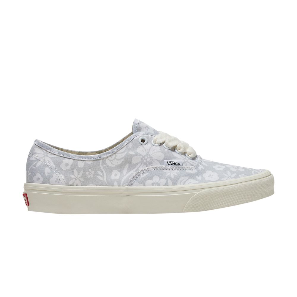 Vans Authentic 'Floral Wood Block White' | Grey | Men's Size 6