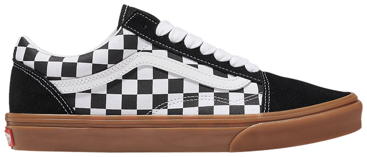 Size 12.0 Old Skool Fat Lace Checkered Black