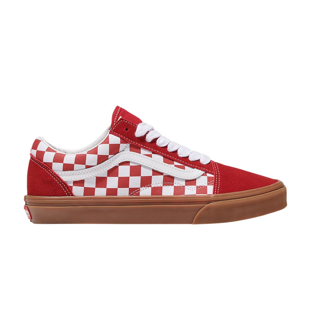 Old Skool 'Fat Lace - Checkered Red' - VN0A2Z42CJH