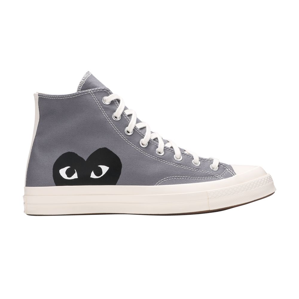 Converse Comme des Garçons PLAY x Chuck 70 High 'Steel Gray' | Grey | Men's Size 4