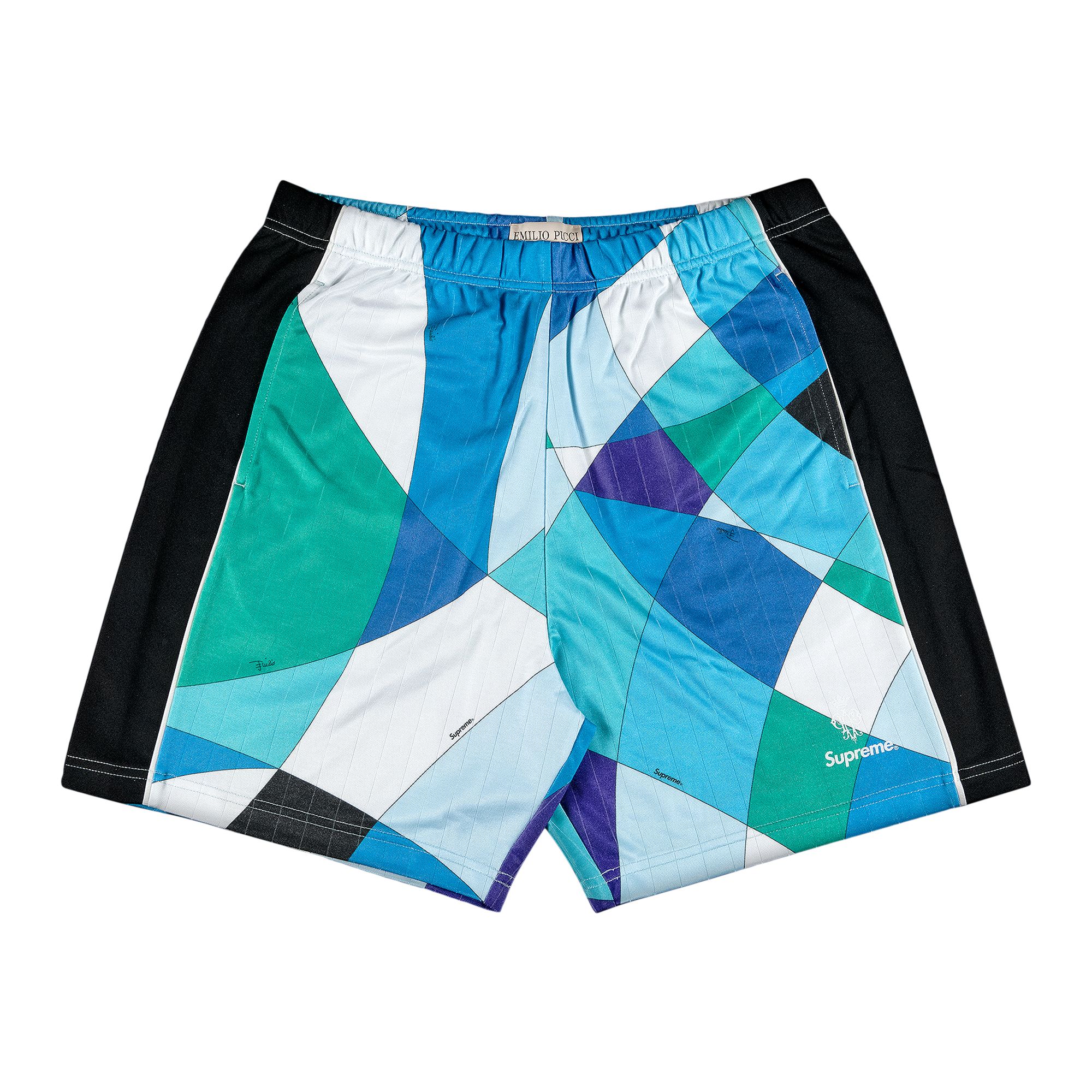 Supreme x Emilio Pucci Soccer Short 'Blue' | Multi-Color | Men's Size M