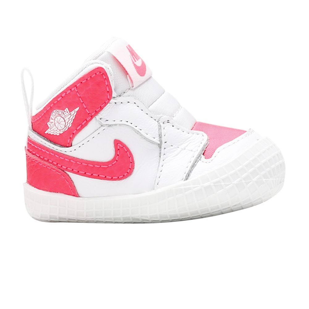 Pre-owned Air Jordan 1 Crib Bootie 'racer Pink' | Infant Size 4