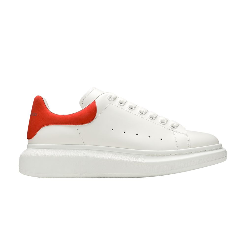Pre-owned Alexander Mcqueen Oversized Sneaker 'white Warm Orange' | Men's Size 40