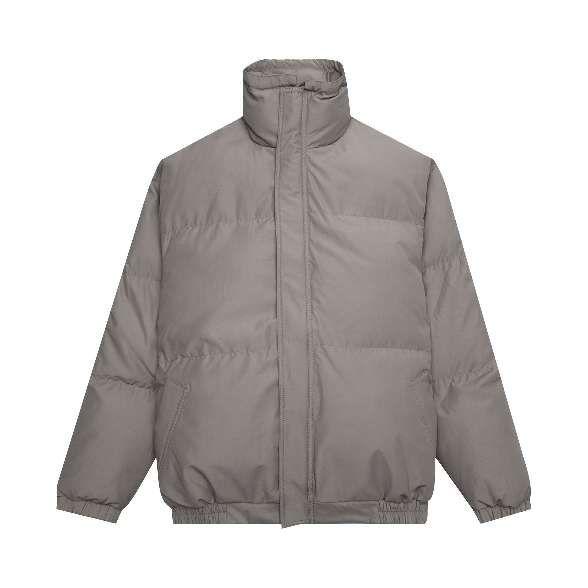 Fear of God Essentials Puffer Jacket 'Cement' | Grey | Men's Size M