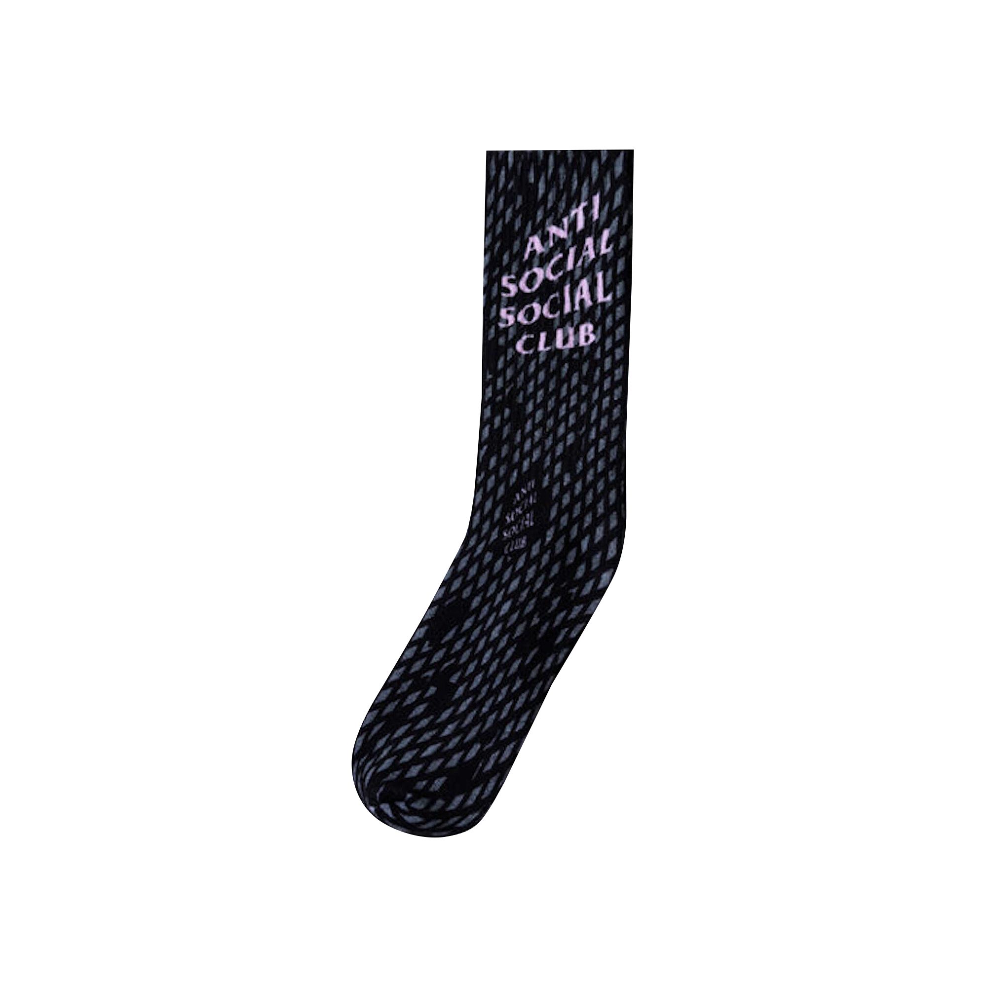 Pre-owned Anti Social Social Club Tokyo 1997 Socks 'black' | Men's Size Onesize