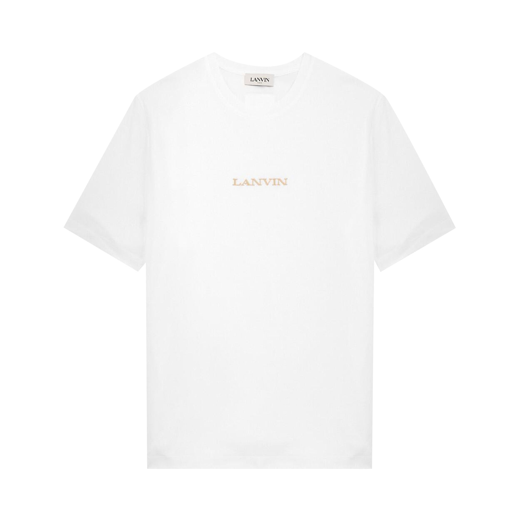 Pre-owned Lanvin T-shirt 'optic White' | Men's Size L