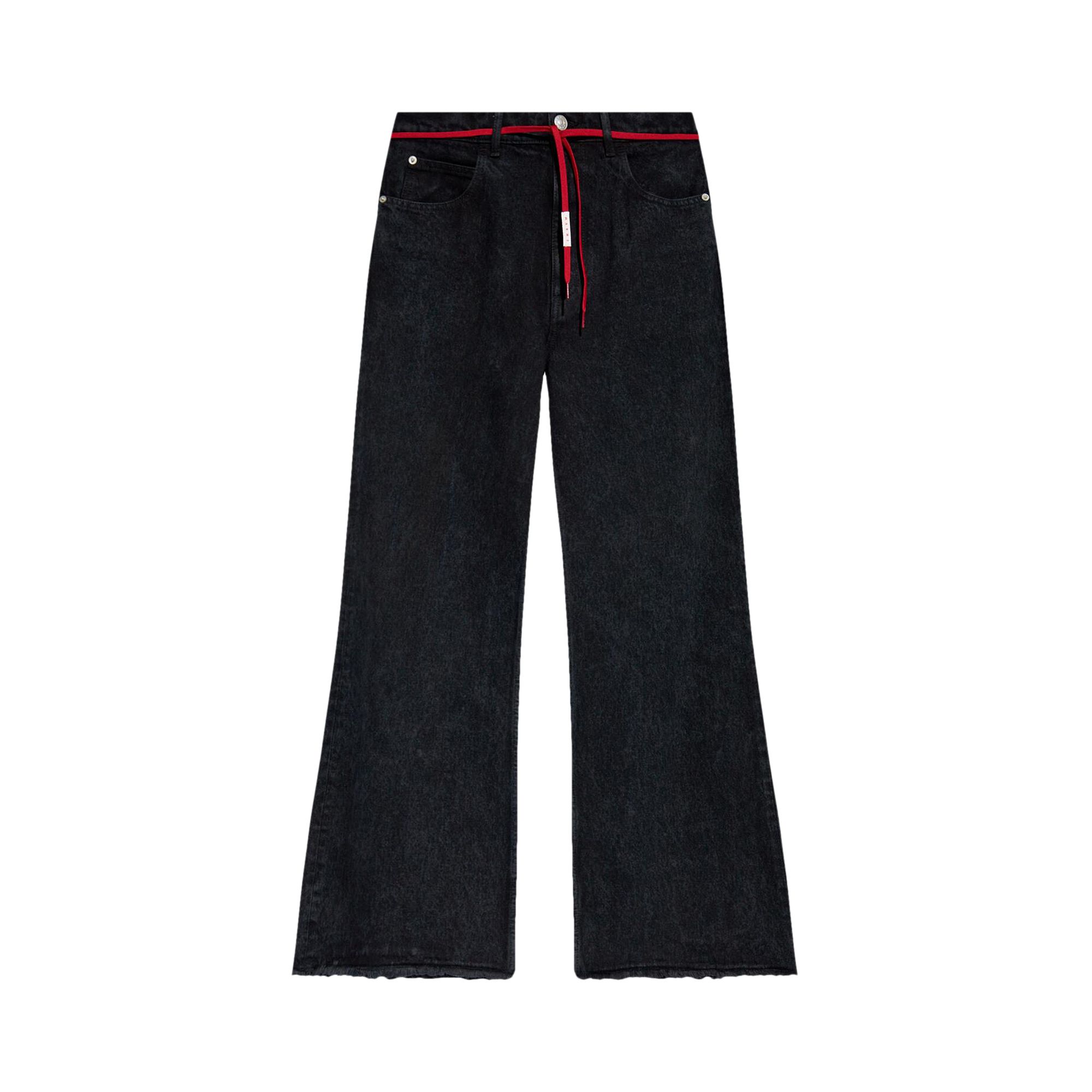 Pre-owned Marni Denim Flared Jeans 'black' | Men's Size 33