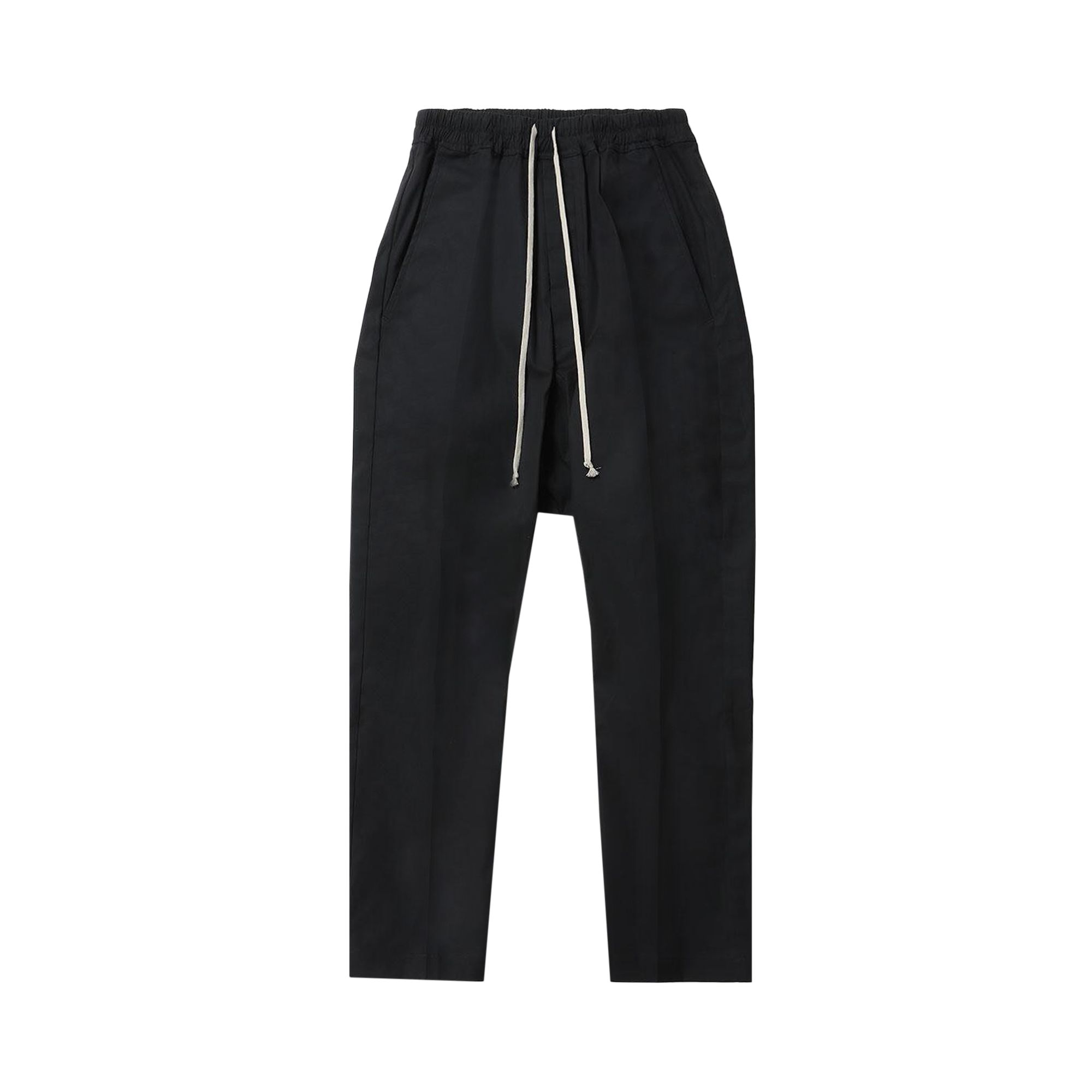 Rick Owens Drawstring Long Pants 'Black' | Men's Size 46
