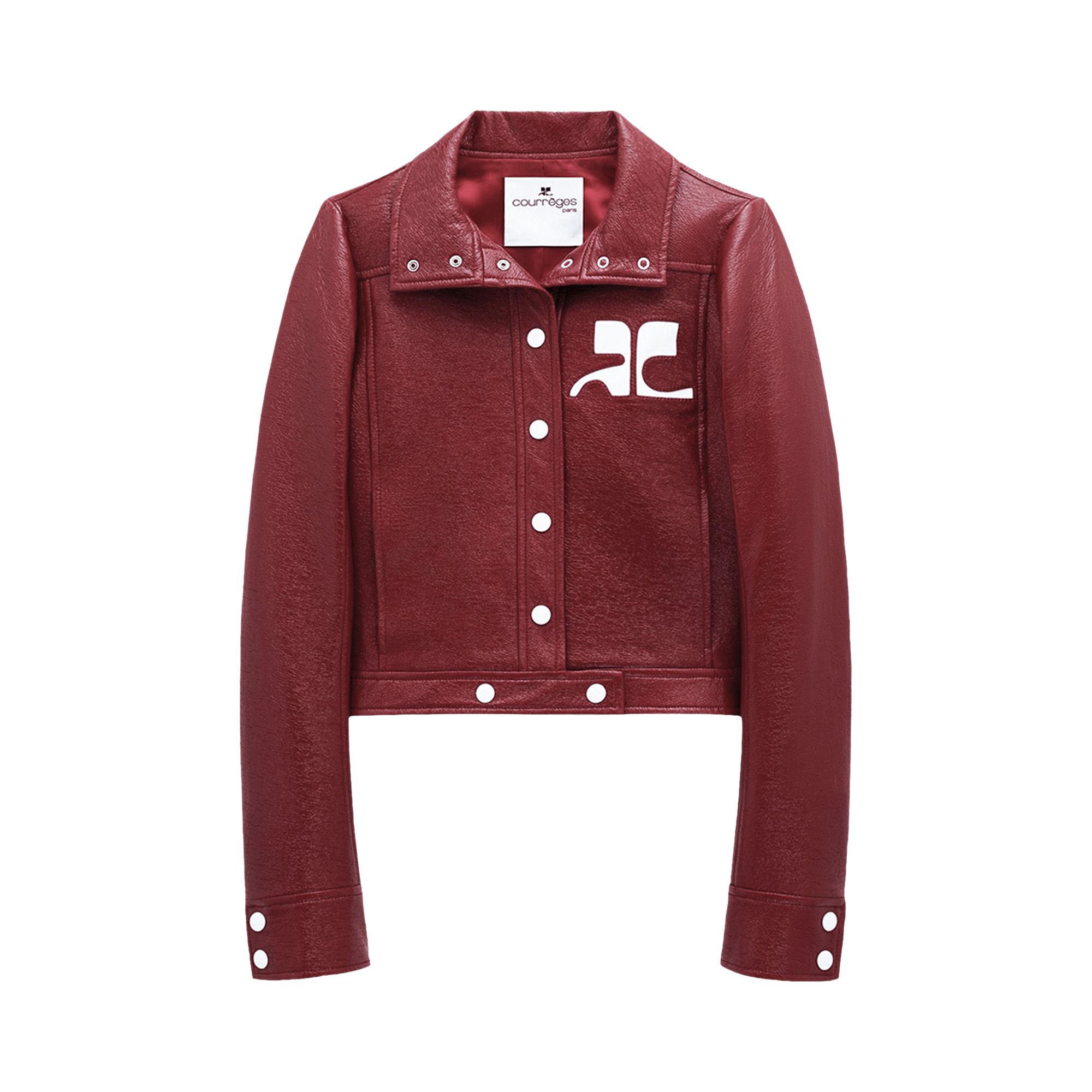 Courrèges Reedition Vinyl Jacket 'Red' | Women's Size 38