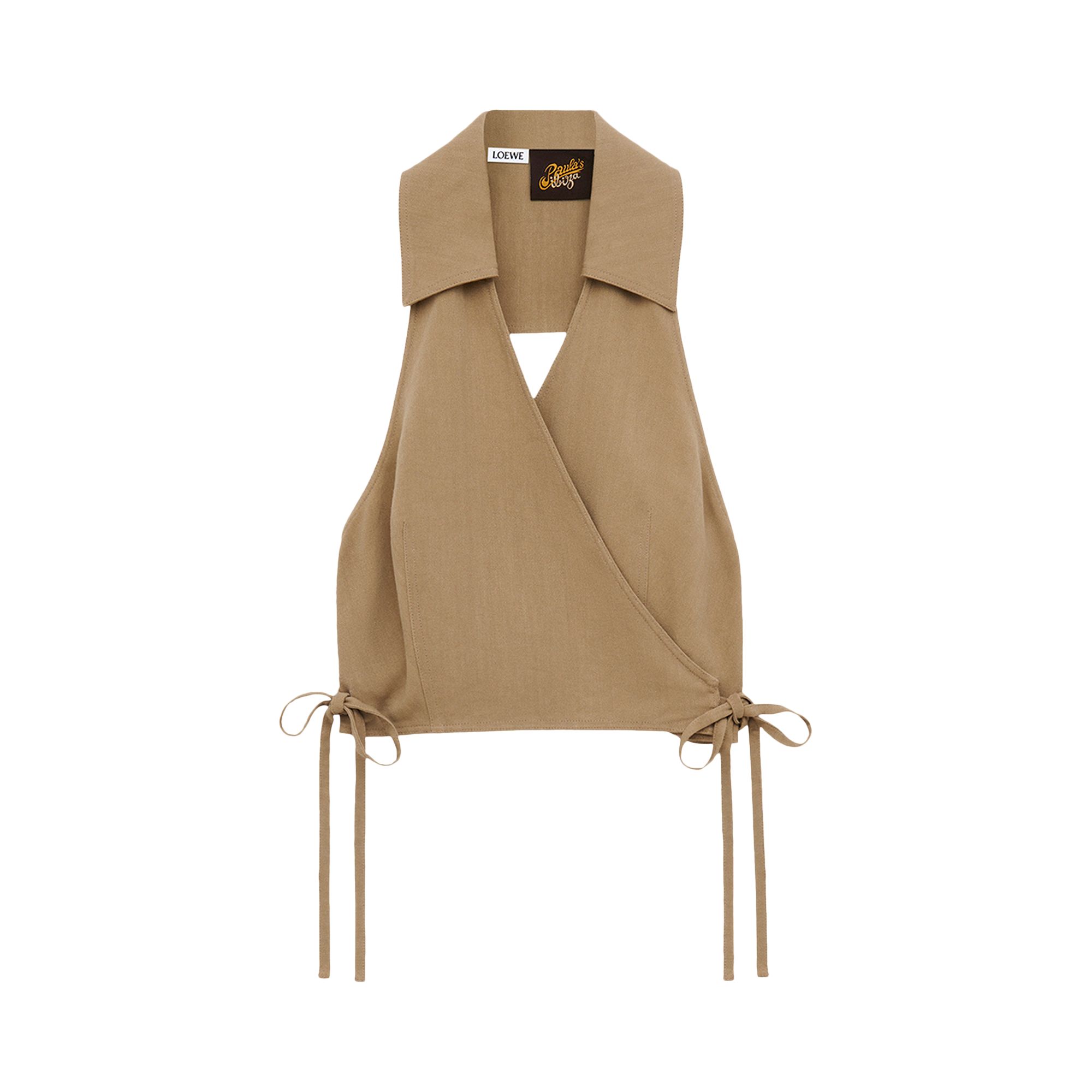 Pre-owned Loewe Paula's Ibiza Wrap Top 'havana' | Brown | Women's Size 40