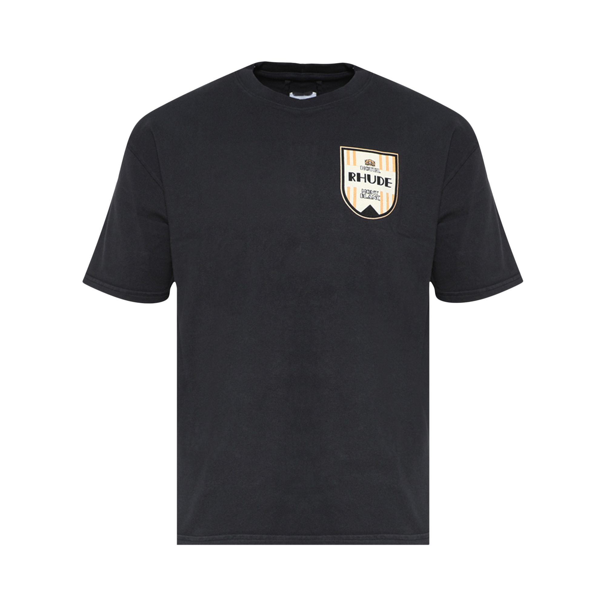 Rhude Mont-Blanc Hotel Tee 'Vintage Black' | Men's Size S