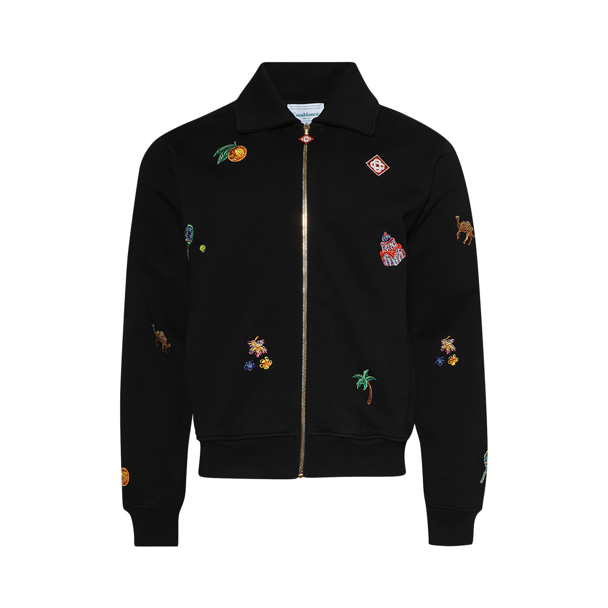 Pre-owned Casablanca Track Jacket 'elements En Crayon' | Multi-color | Men's Size Xxl