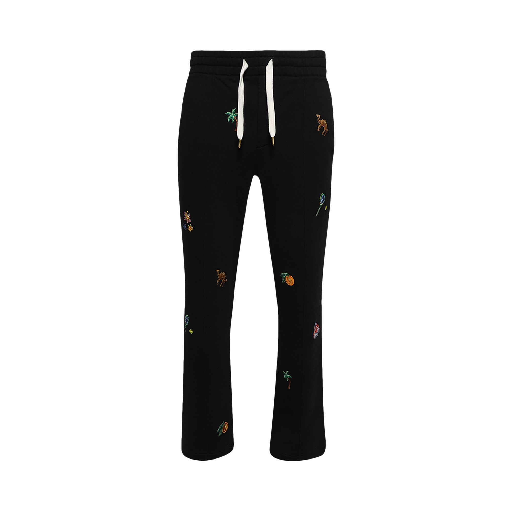 Pre-owned Casablanca Embroidered Pintuck Jogger 'elements En Crayon' | Multi-color | Men's Size Xxl
