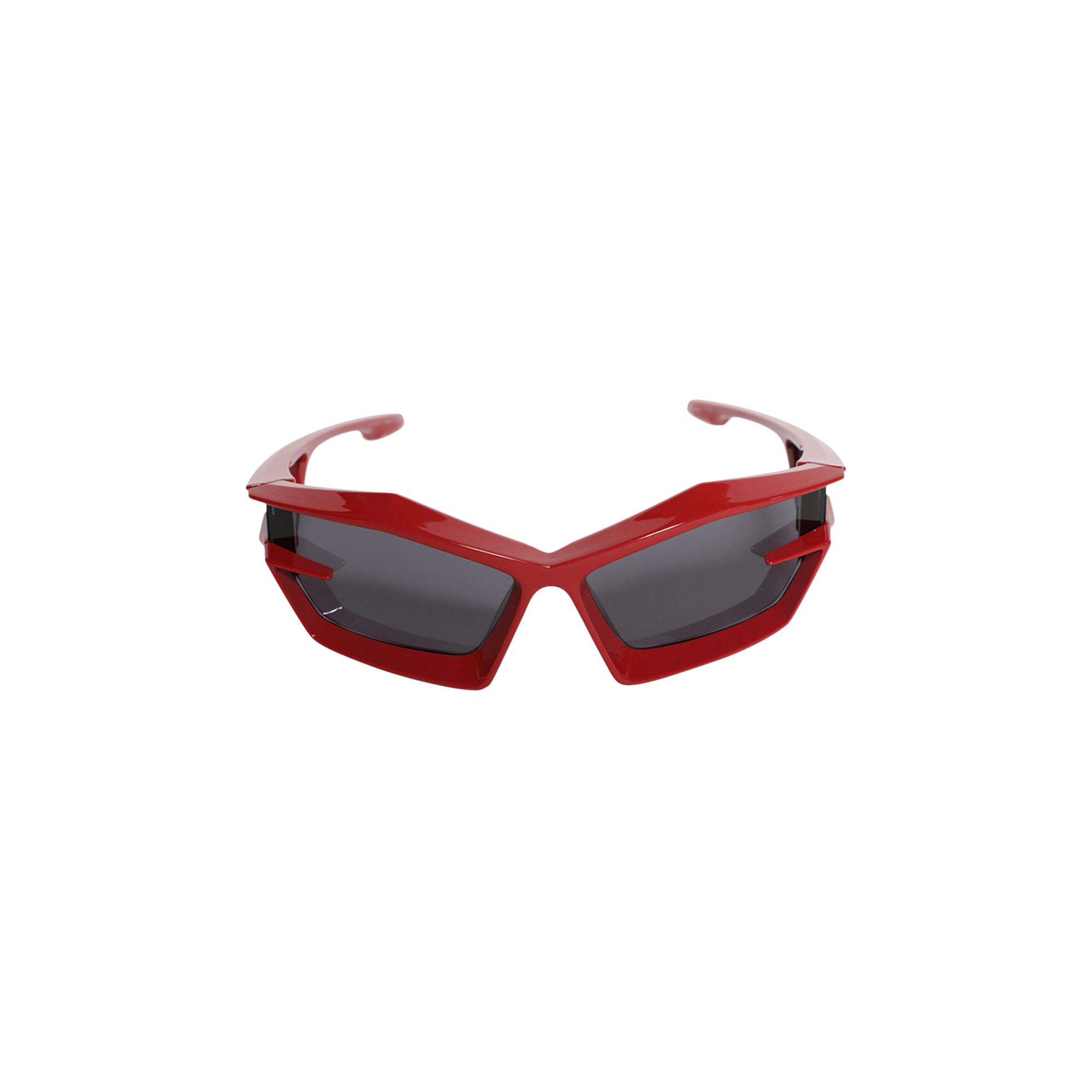 Givenchy Cut Sunglasses 'Shiny Red/Smoke' | Men's Size Onesize