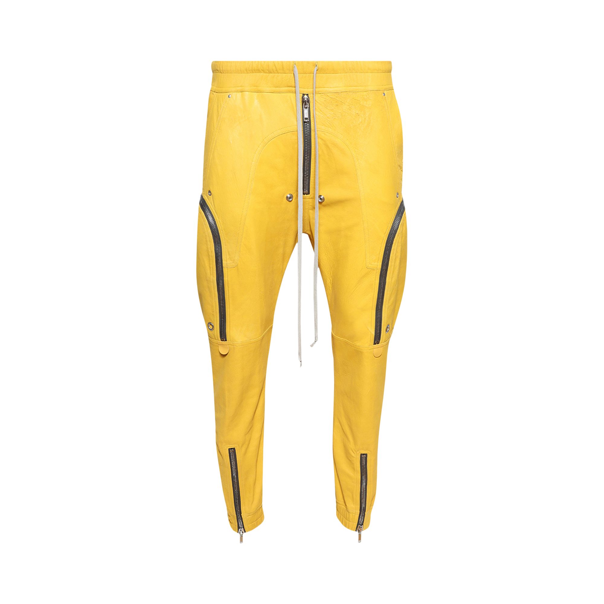Pre-owned Rick Owens Bauhaus Cargo 'lemon' | Yellow | Men's Size 52