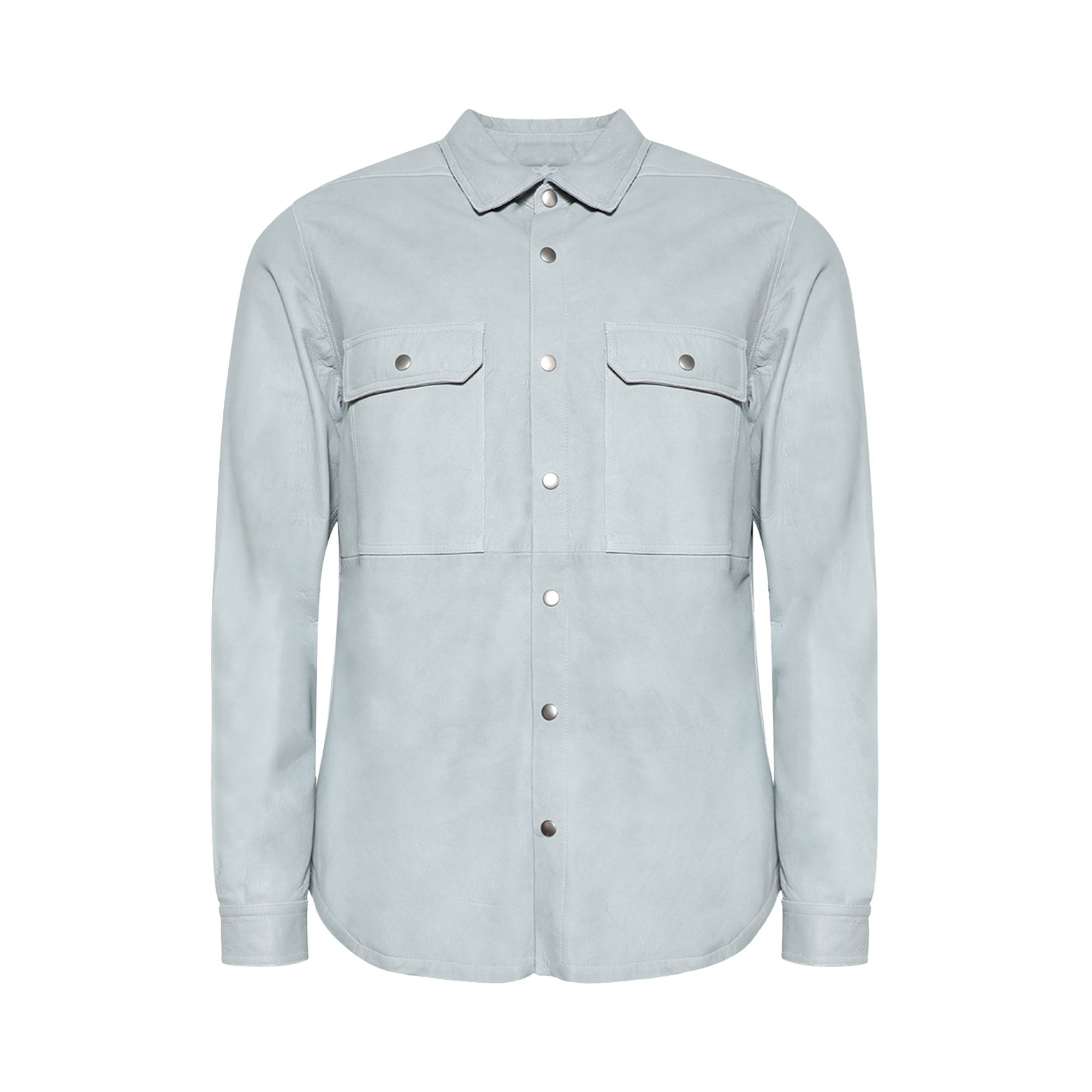 Pre-owned Rick Owens Outershirt 'pale Blue' | Men's Size 52