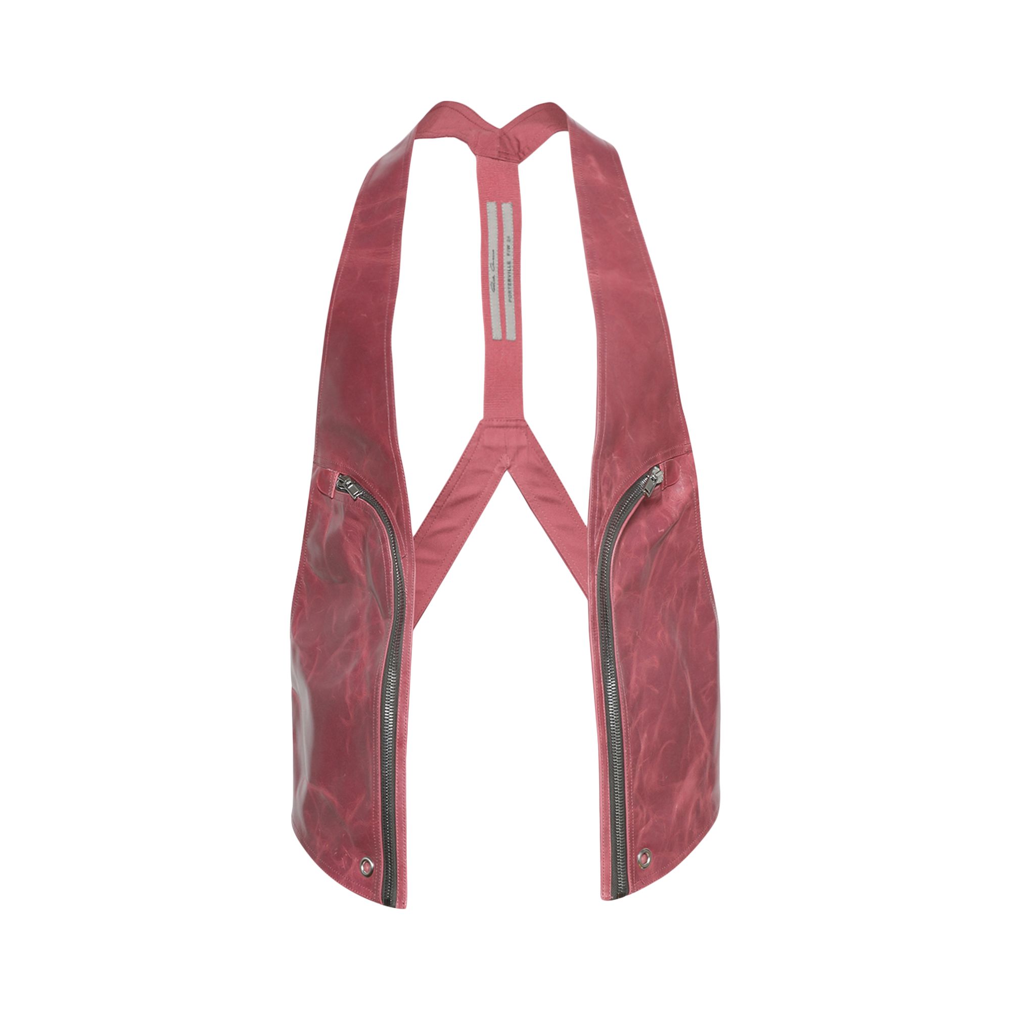 Pre-owned Rick Owens Bauhaus Vest 'thulian' | Pink | Men's Size 56