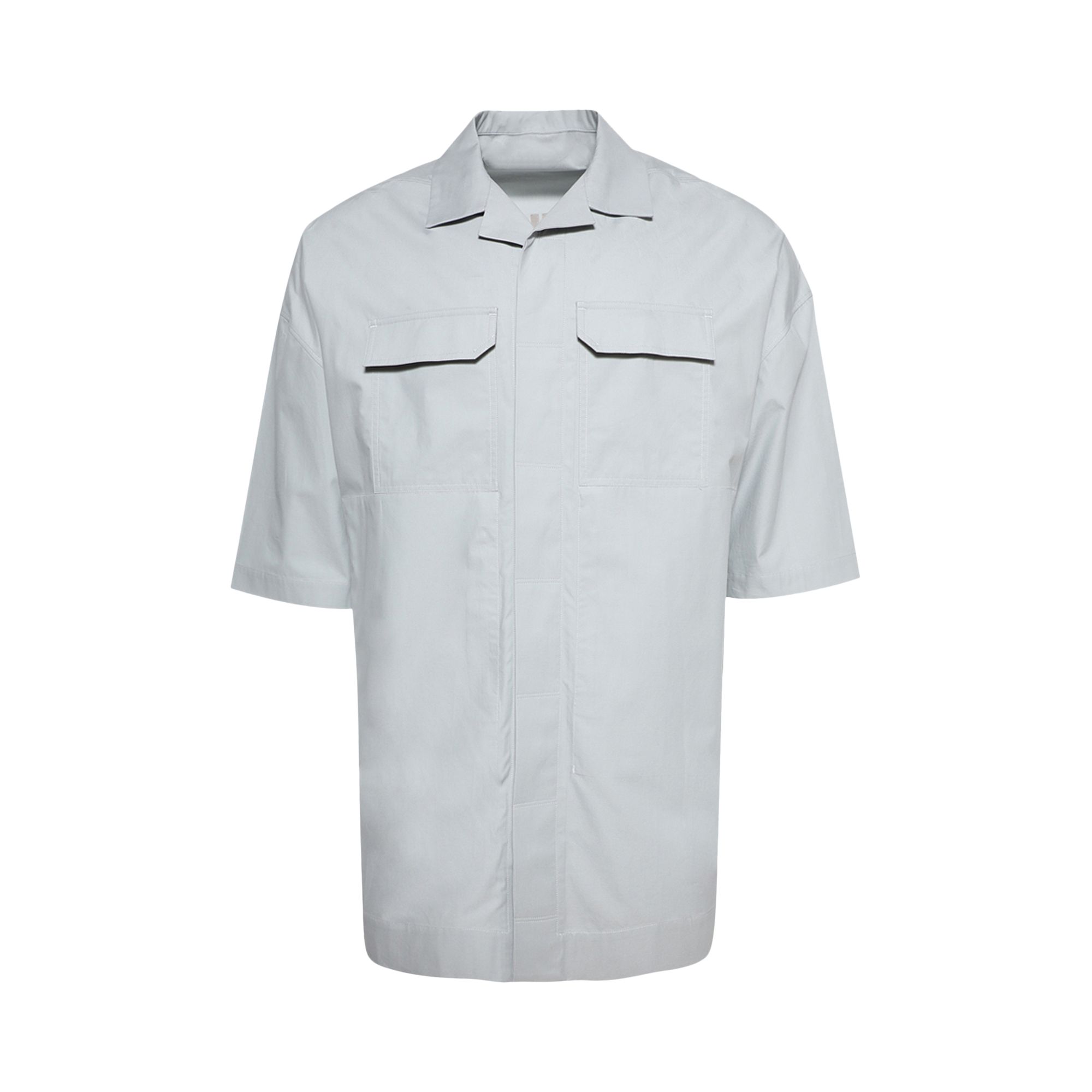 Pre-owned Rick Owens Magnum Tommy Shirt 'pale Blue' | Men's Size 52