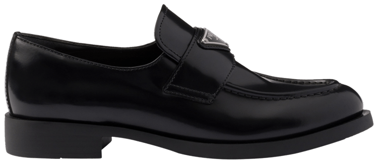 Buy Prada Wmns Brushed Leather Loafer 'Black' - 1D329N 055