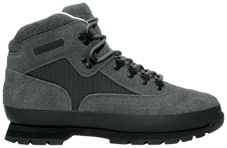 White Mountaineering x Timberland Euro Hiker Boot Black Suede