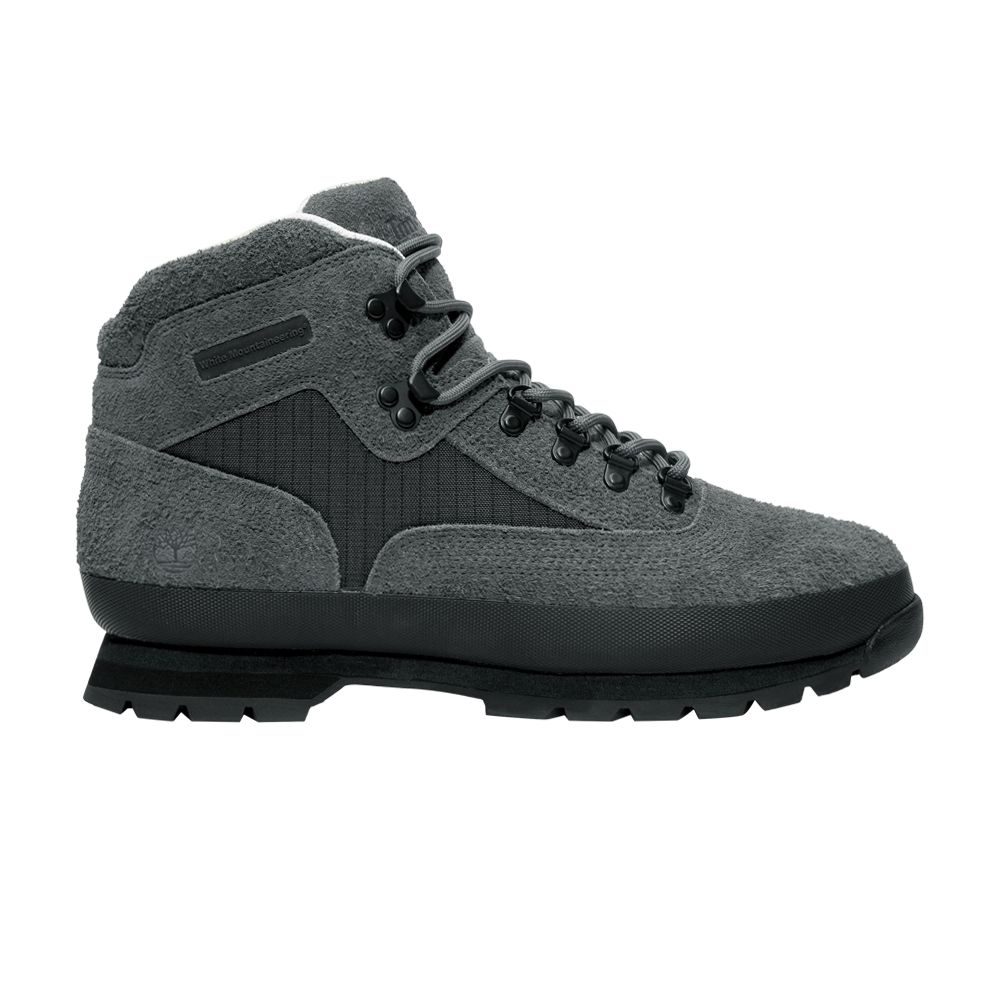 Timberland White Mountaineering x Euro Hiker Boot 'Black Suede' | Grey | Men's Size 8.5