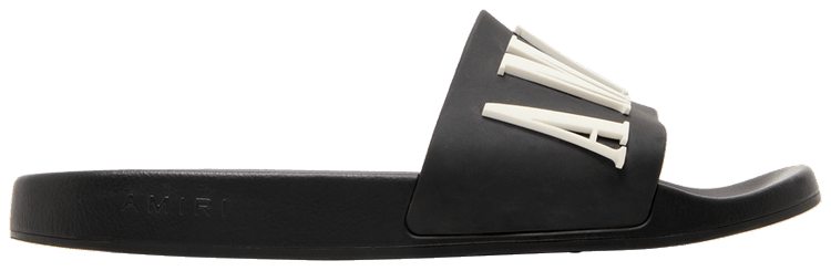 ★AMIRI★ ブラック MA Quad プールスライド MA QUAD CANVAS POOL SLIDE - Black | AMIRI