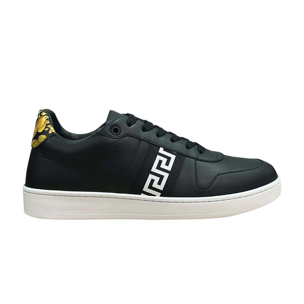 Pre-owned Versace La Greca Sneaker 'black' | Men's Size 39