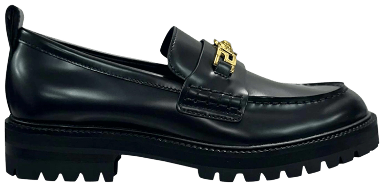 Buy Versace Greca Medusa Loafer 'Black' - 1014645 1A02195
