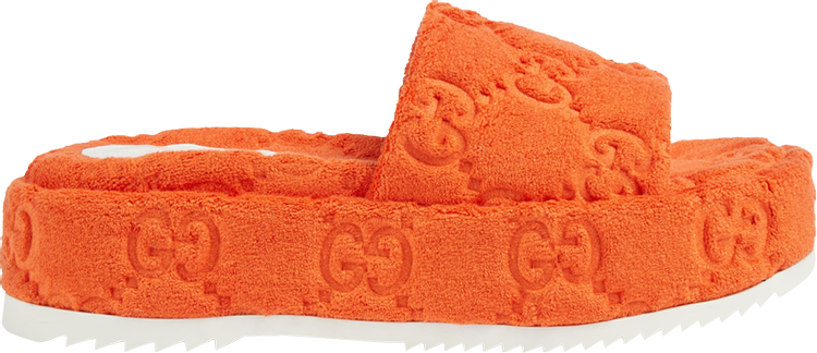 Gucci Wmns GG Platform Sandal Orange