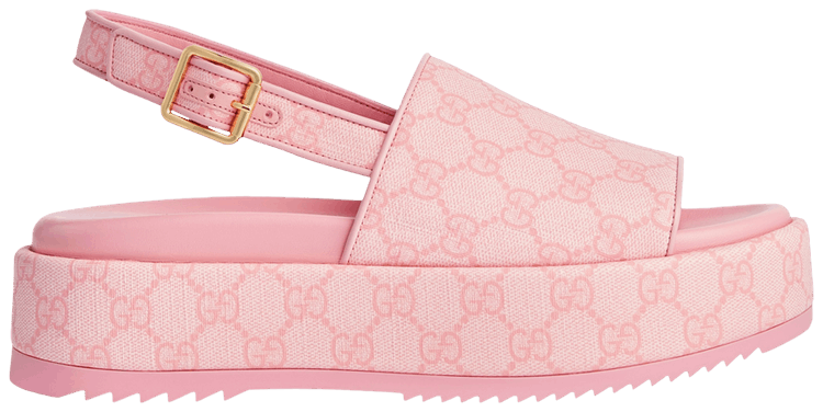 Buy Gucci Wmns Platform GG Sandal Pink 701153 FABR9 8472 GOAT UK