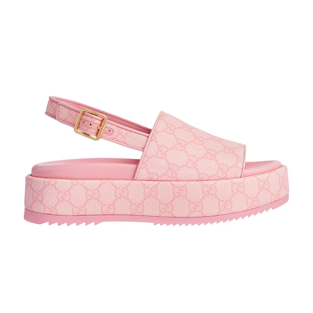 Gucci Wmns Platform GG Sandal 'Pink' - 701153-FABR9-8472