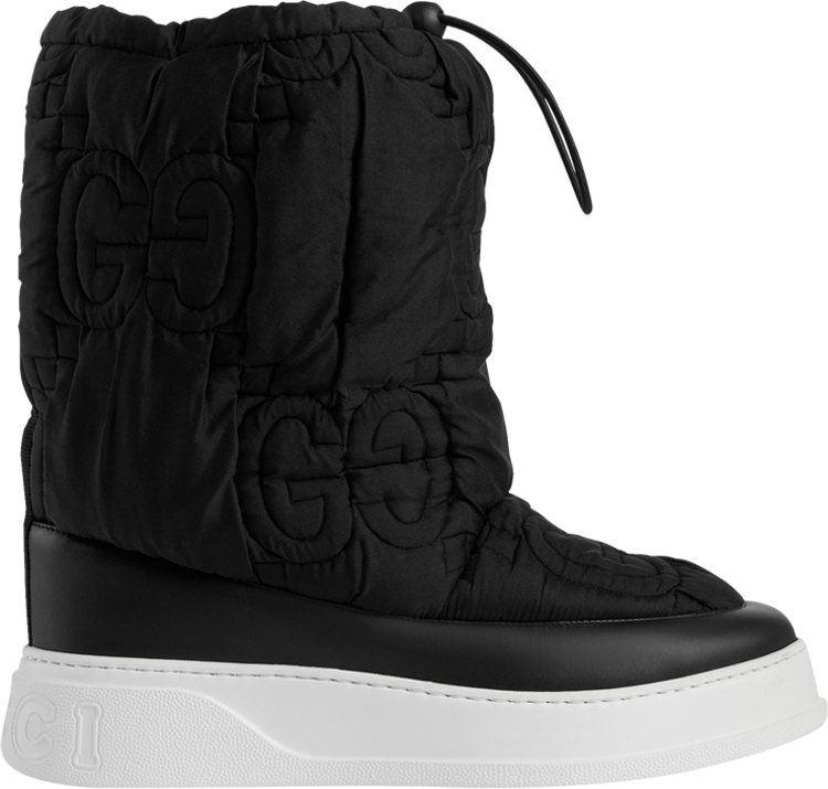 Gucci Cloth Boot Black