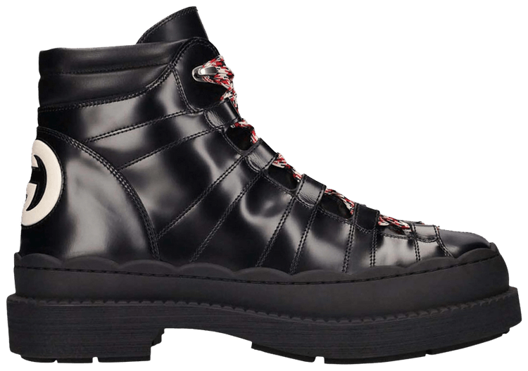 Buy Gucci Ghibli Leather Trekking Boot Black 721122 AABBR 1294 GOAT CA