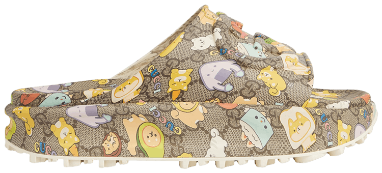 Pikarar x Gucci Slide Sandal GG Animal Print