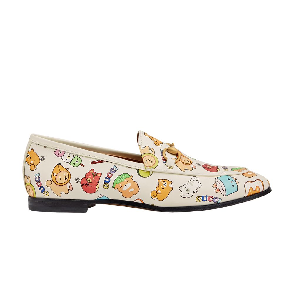 Pre-owned Gucci Pikarar X  Wmns Jordaan Loafer 'animal Print' | Cream | Women's Size 3.5