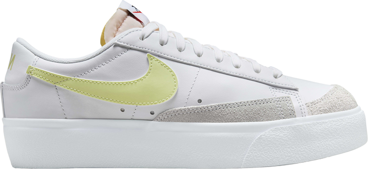 Wmns Blazer Low Platform White Life Lime