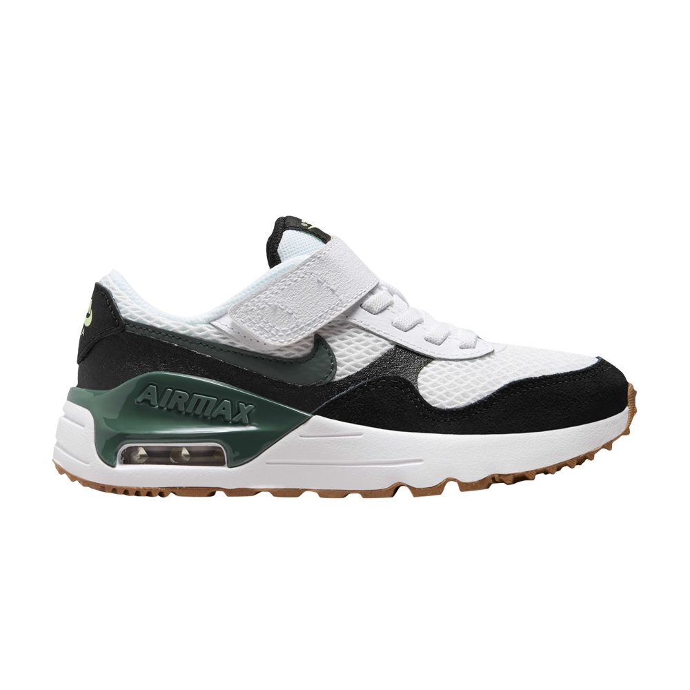 Pre-owned Nike Air Max Systm Ps 'white Black Vintage Green' | Kid's Size 2.5