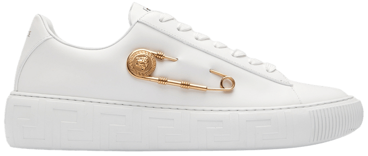 Versace safety pin trainers outlet