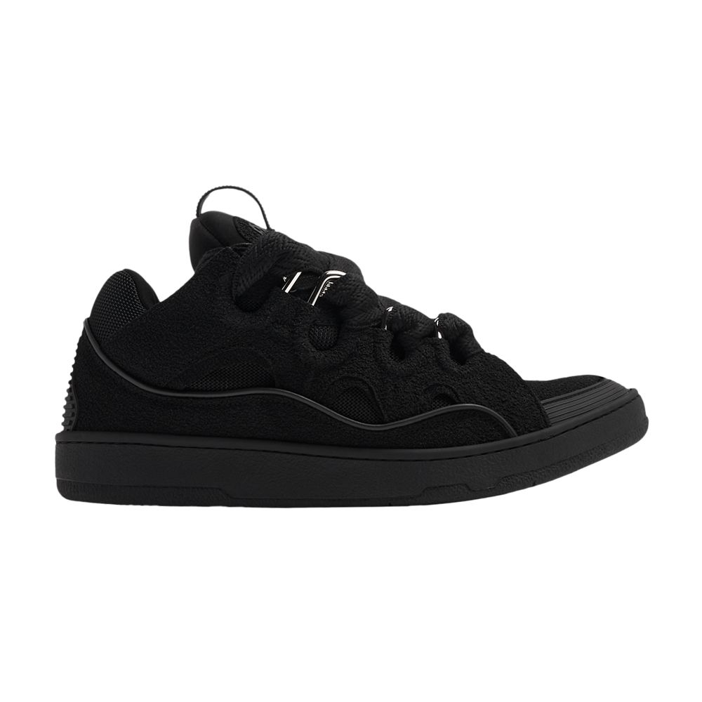 Lanvin Lanvin Curb Sneakers 'Black Glitter Spray' | Men's Size 40