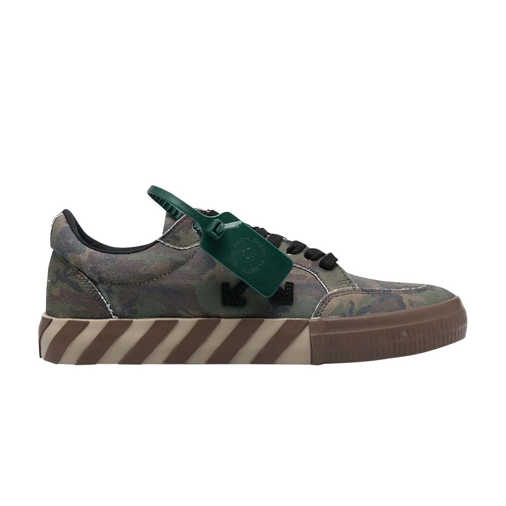 Pre-owned Off-white Vulc Sneaker 'camo' | Green | Men's Size 45