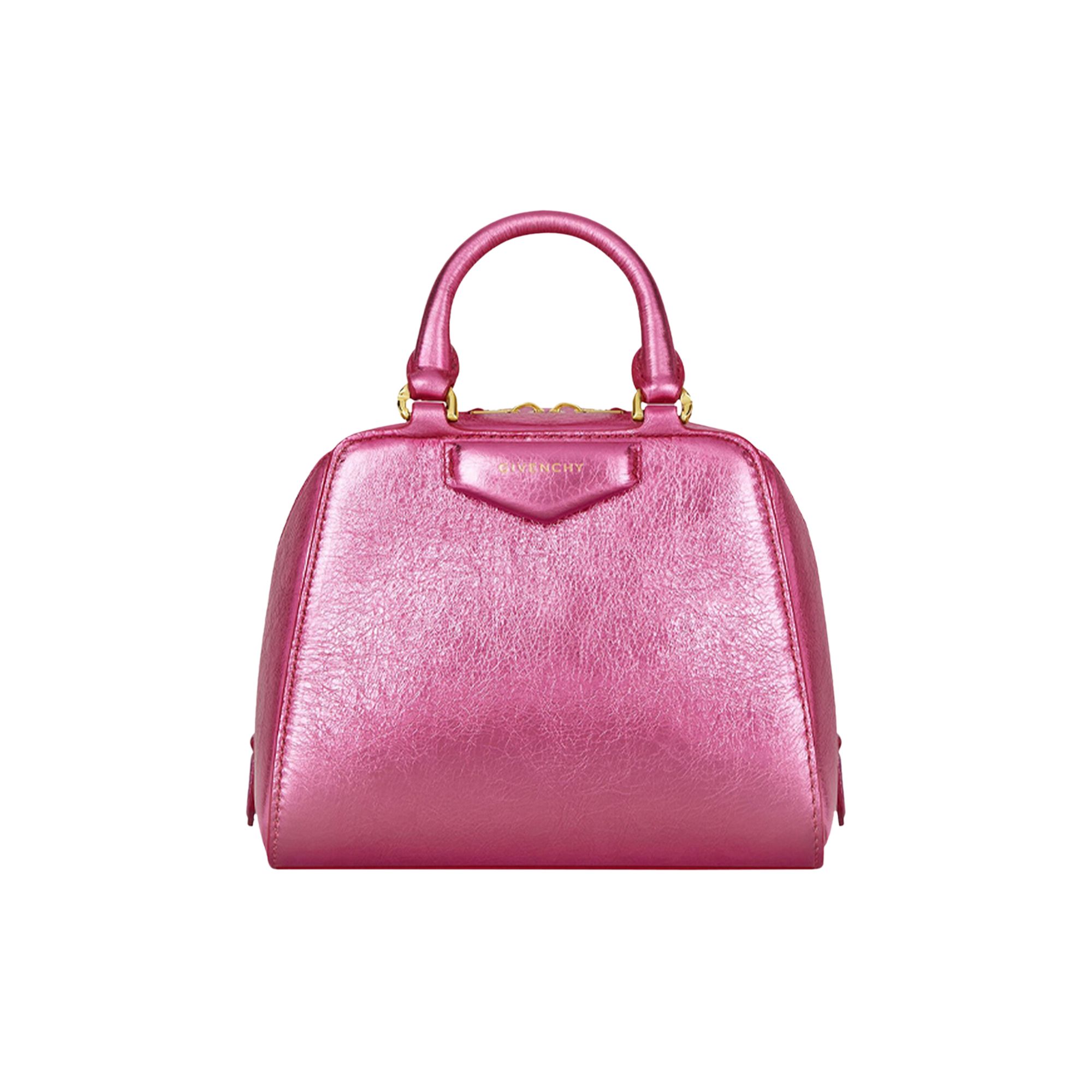 Pre-owned Givenchy Antigona Cube Nano 'raspberry'