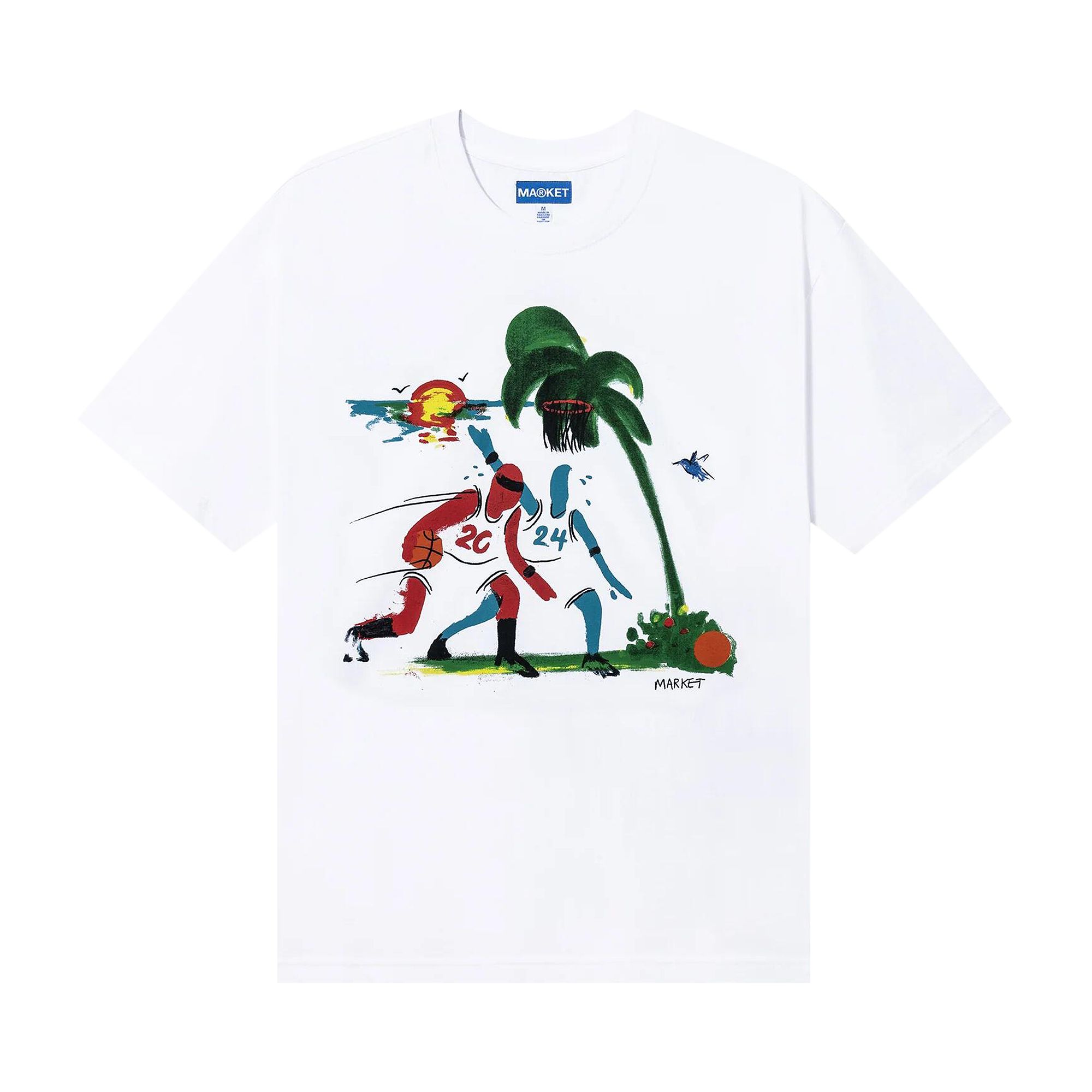 Market Players Paradise T-Shirt 'White' | Men's Size L