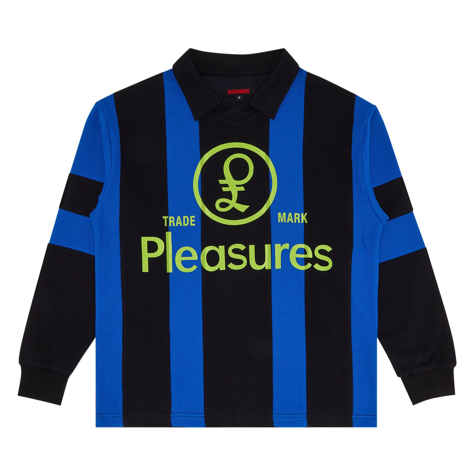 Pleasures Trespass Rugby Polo 'Black' | Men's Size M