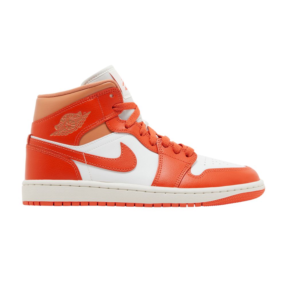 Pre-owned Air Jordan Wmns 1 Mid 'cosmic Clay' In Orange